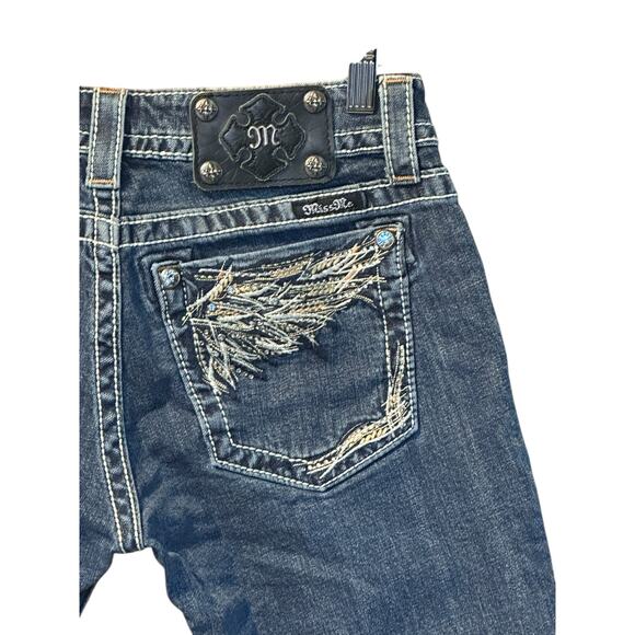 Miss Me Bermuda Denim Shorts, Size 28 - Picture 3 of 8